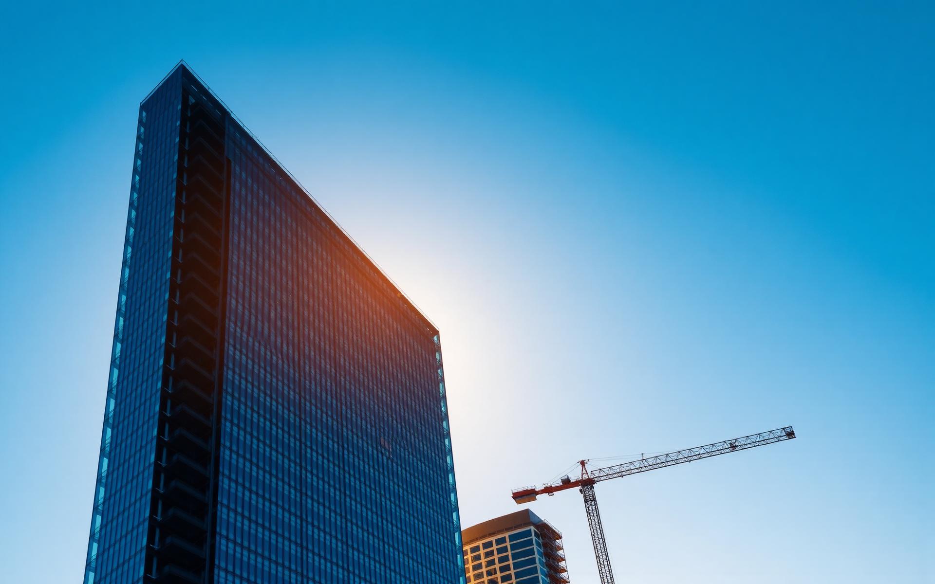 Modern commercial construction project in Sydney